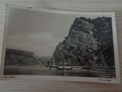 6341 Postkarte, Ansichtskarte-Am Rhein -Die Loreley