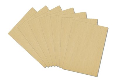 100 Blatt Motivpapier Briefpapier Holzfurnier Holzmaserung zweiseitig Holz