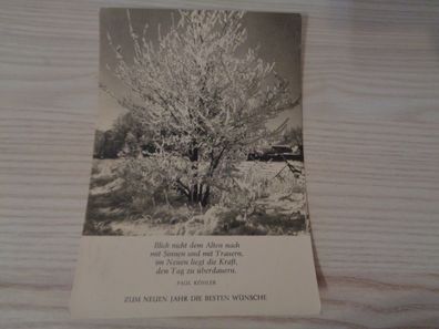 6357 Postkarte, Ansichtskarte- Neujahrswünsche DDR