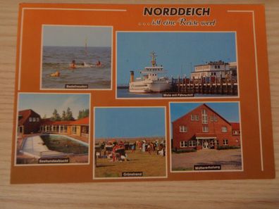 6374 Postkarte, Ansichtskarte -Norddeich ist eine Reise wert