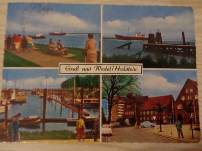 6376 Postkarte, Ansichtskarte -Gruß aus Wedel Holstein