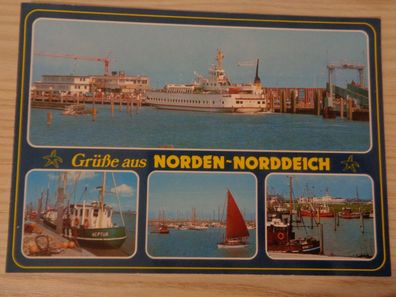 6378 Postkarte, Ansichtskarte -Grüße aus Norden --Norddeich