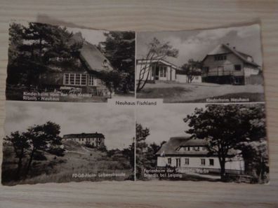6383 Postkarte, Ansichtskarte -Neuhaus/ Fischland-Kinderheim Neuhaus, FDGB Ferienheim