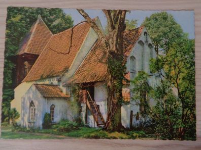 6404 Postkarte, Ansichtskarte- Lüneburger Heide -Kirche in Meinerdingen