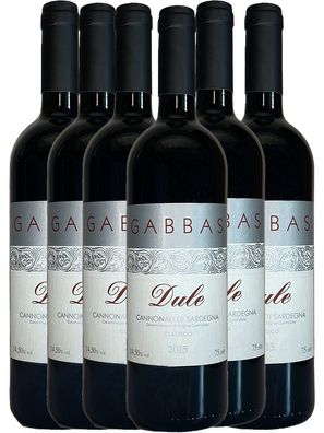 Giuseppe Gabbas, Dule Cannonau di Sardegna DOC, Classico, 2018, Sardinien, 6 Flaschen