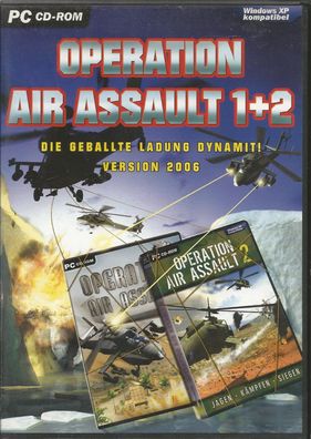 Operation Air Assault 1 & 2 (PC, 2005, DVD-Box) sehr guter Zustand