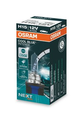 Osram H15 Cool Blue Intense Next Gen Xenon Look Leuchtmittel Weiß 15 / 55 Watt