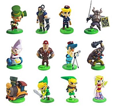12 Figuren aus The legend of Zelda Toy Spielzeug Charakter link etc