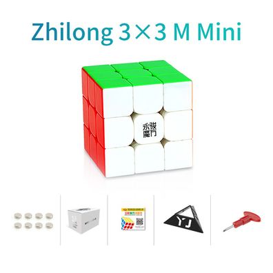 YJ ZhiLong mini 3x3 M (magnetisch) - stickerless - Zauberwürfel Speedcube Magis