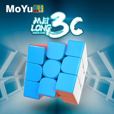 MoYu Meilong 3C 3x3 - stickerless - Zauberwürfel Speedcube Magischer Magic Cube