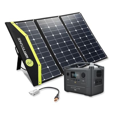 EcoFlow RIVER MAX Powerstation Bundle mit SunFolder Solartasche