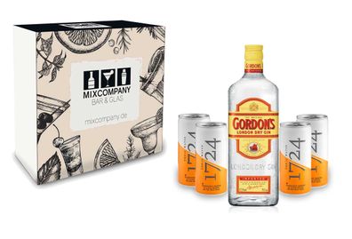Gin Tonic Set Giftbox Geschenkset - Gordons London Dry Gin 0,7l 700ml (37,5% Vo