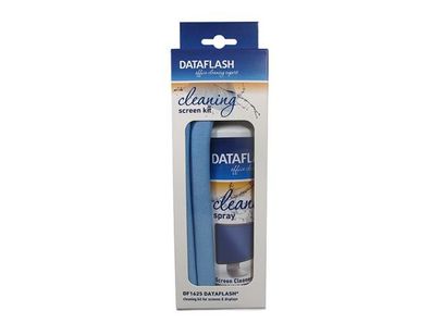 Dataflash - DF1625 - Reinigungsspray & Mikrofasertuch für Bildschirme