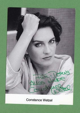Constance Wentzel (deutsche Schauspielerin ) - persönlich signiert