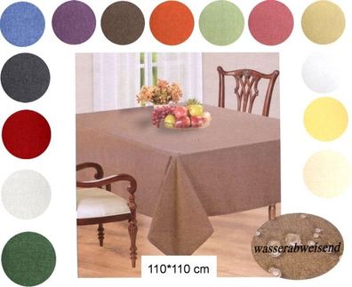 Vio Tischdecken Läufer 14 Größen u. Farben Leinenoptik Fleckschutz Pflegeleicht