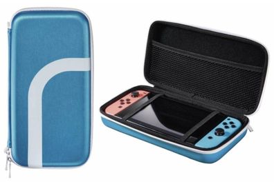 Hama HardCase Blau Tasche SchutzHülle ReiseEtui Cover Box für Nintendo Switch