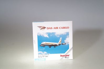 1:500 Herpa 511759 DAS Air Cargo 5X-JEF Boeing 707-338C, neuw./ ovp