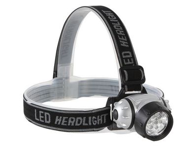 Perel - EHL12 - Stirnlampe mit 7 sehr hellen weißen LEDs