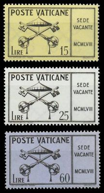 Vatikan 1958 Nr 300-302 postfrisch SF69F8A