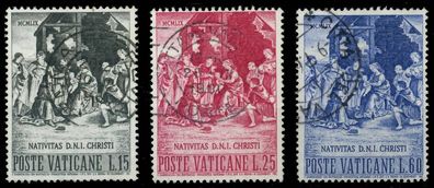 Vatikan 1959 Nr 327-329 gestempelt X40149A