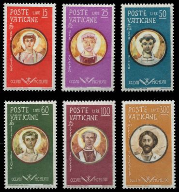 Vatikan 1959 Nr 307-312 postfrisch SF6A112