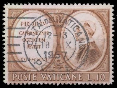 Vatikan 1957 Nr 271 zentrisch gestempelt X401762