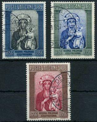 Vatikan 1956 Nr 263-265 gestempelt X40473A