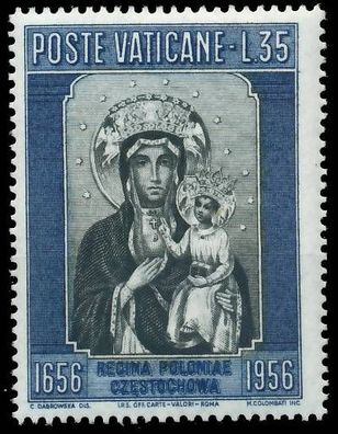 Vatikan 1956 Nr 263 postfrisch X40472A