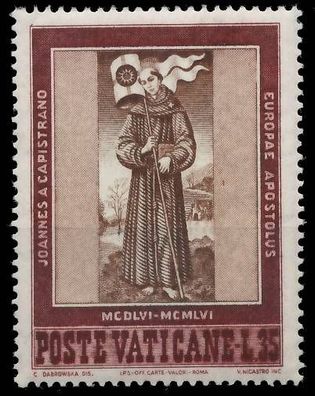 Vatikan 1956 Nr 261 postfrisch X40475A