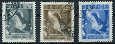 Vatikan 1956 Nr 256-258 gestempelt X40478A