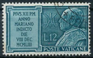 Vatikan 1954 Nr 217 gestempelt X404BAE