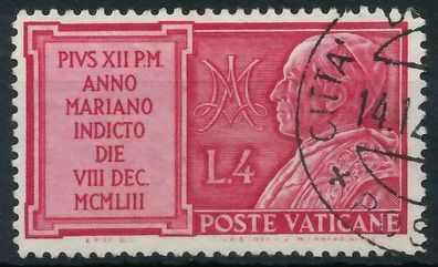 Vatikan 1954 Nr 215 gestempelt X404BA2