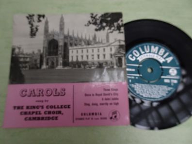 7" Columbia 7739SEG Carols Kings College Chapel Choir Cambridge Boris Ord