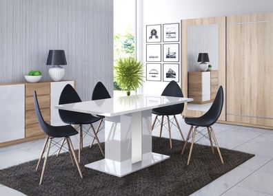Esstisch GROSS - Ausklappbar Tisch Wohnzimmer Esszimmertisch Modern Design !