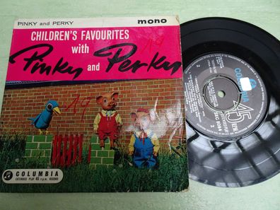 7" Columbia SEG8084 Children´s Favourites with Pinky and Perky Brian Fahey