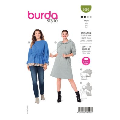 burda style Papierschnittmuster Shirt #6095