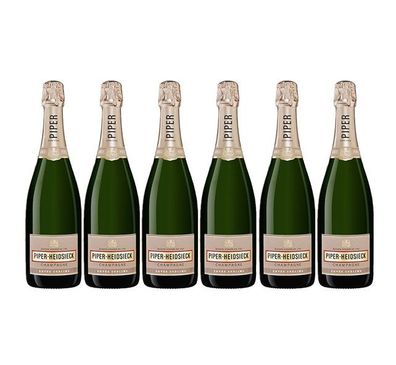 Piper Heidsieck 6er Set Cuvee Sublime 6x 0,75L (12% Vol) Champagner- [Enthält S