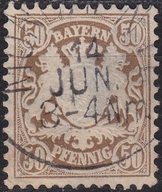 Germany Bayern Bavaria [1876] MiNr 0046 ( O/ used ) [02]