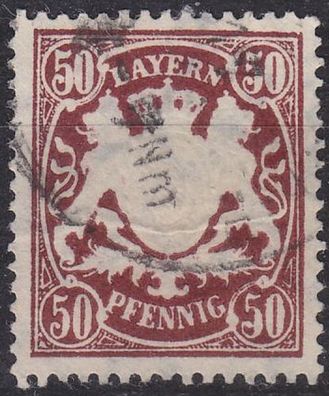 Germany Bayern Bavaria [1890] MiNr 0063 y ( O/ used )