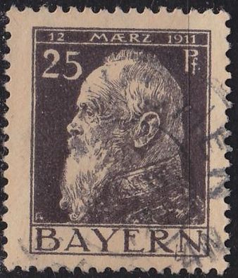 Germany Bayern Bavaria [1911] MiNr 0080 II ( O/ used )