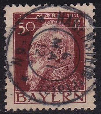 Germany Bayern Bavaria [1911] MiNr 0083 II ( O/ used )