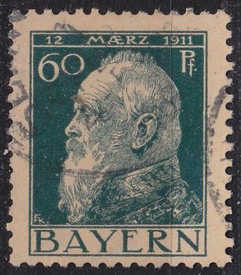 Germany Bayern Bavaria [1911] MiNr 0084 II ( O/ used )