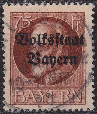 Germany Bayern Bavaria [1919] MiNr 0135 II A ( O/ used )