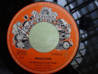 7" Single Polydor 55052 Pinnocchio nach Collodi Musik Franz Ort