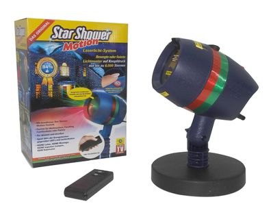 Star Shower Motion Fernbedienung Laser LED Projektor Licht Beleuchtung Garten