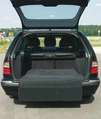 Für Volvo XC40 ab 02.18 Kofferraumteppich ausklappbar in Velours Deluxe schwarz