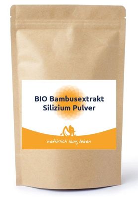 BIO Bambusextrakt Silizium Pulver 100 g vegan