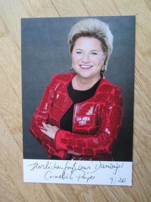 FDP Generalsekretärin Staatsministerin a.D. Cornelia Pieper handsigniertes Autogramm!