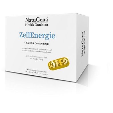 NatuGena ZellEnergie + NADH & Coenzym Q10 60 Kapseln vegan