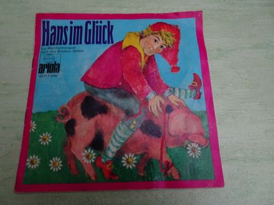 7" Tonbuch Ariola 40717BW Hans im Glück Brüder Grimm Waltraut Villaret